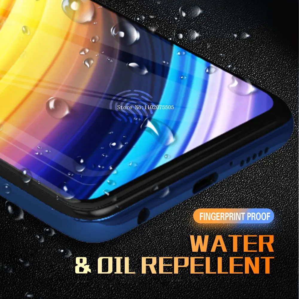 2PCS Highly Transparent Tempered Protective Glass for Xiaomi Poco X5 X4 M4 Pro 5G F4 F3 GT M5 M5s X3 NFC Screen Protector