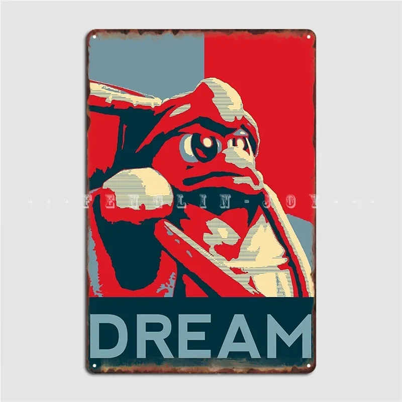 Dedede For President Metal Sign Club Bar Decoration Wall Decor Club Tin Sign Posters
