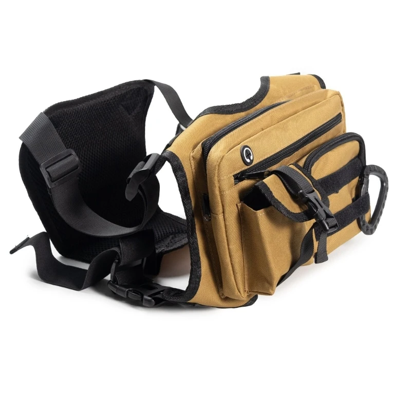 N7YF Sophisticated Chest Pack Quick Access Pockets For Gear Storage While Moving