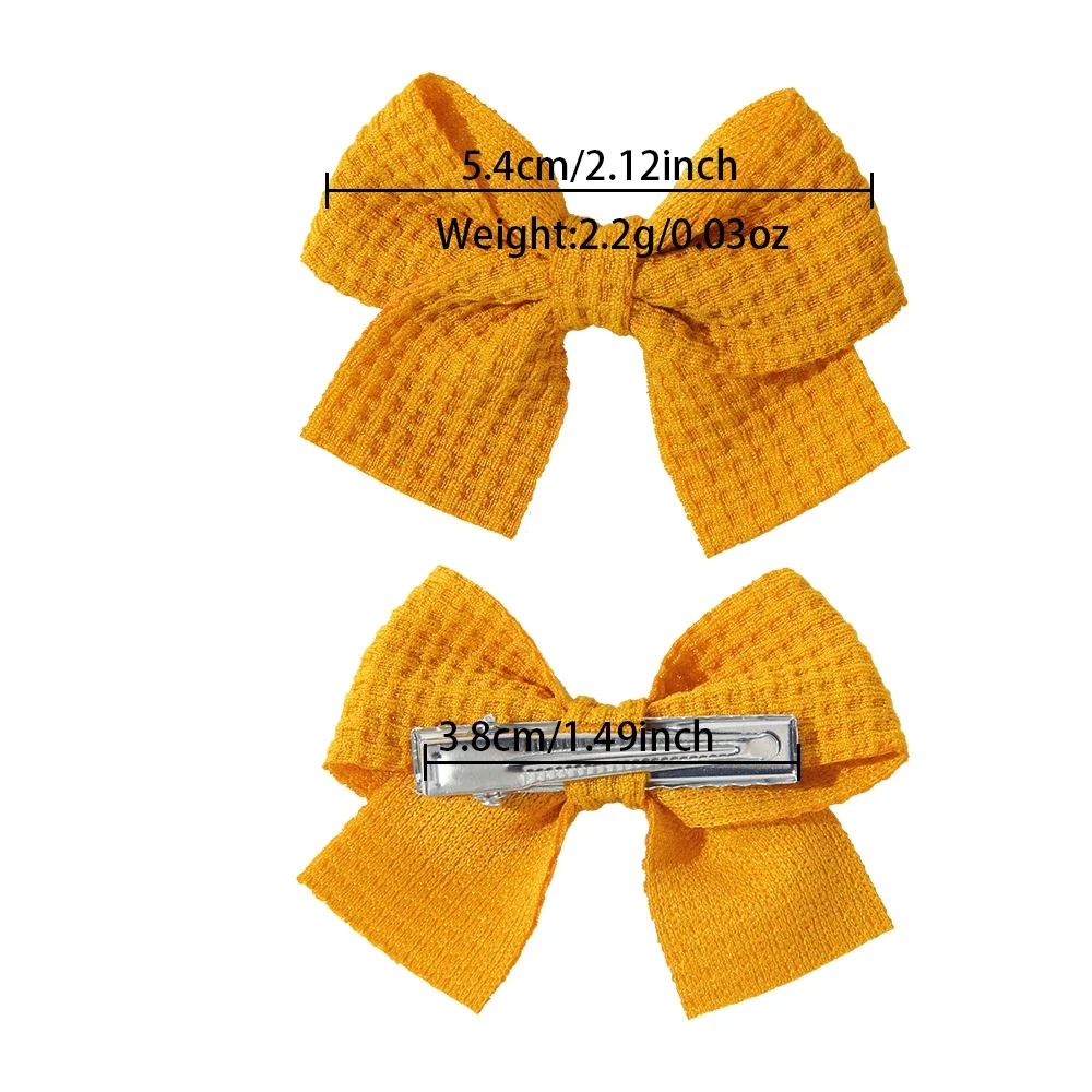 4 pçs/cartão bonito artesanal cor sólida náilon seguro bb clipe de cabelo borboleta menina amigável franja grampo de cabelo crianças presente