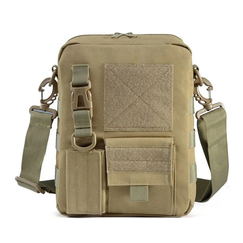 Bolso de hombro para hombre, bolsa planificada para exteriores, mensajero estratégico, impermeable, senderismo, pesca, viaje, Camuflaje, individual