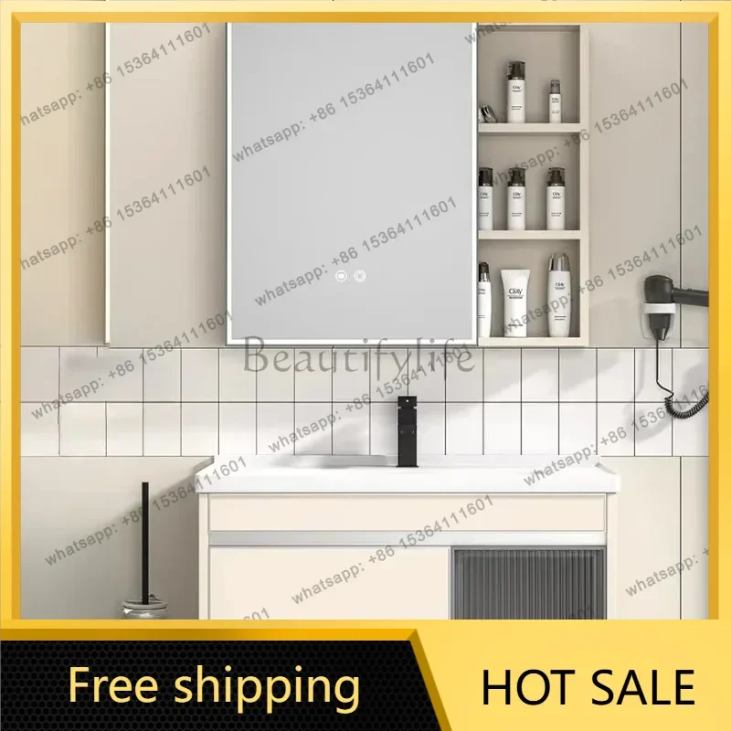 YJ Gadgets Storage Cabinet Jewelry Space Saving Trendy Dresser Sink Mirror Bathroom Cabinet Modern Service Schrank Trendy Furnit