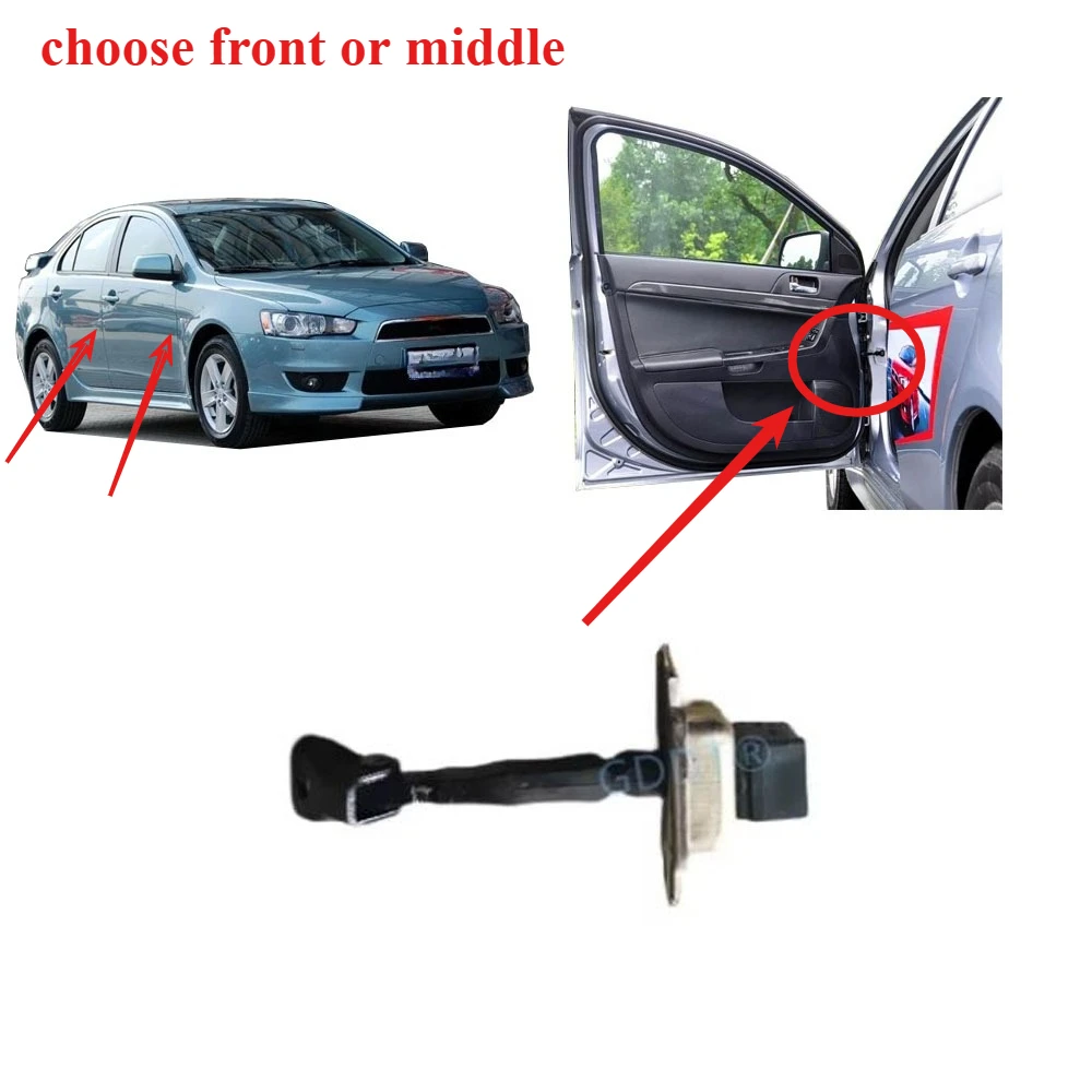 1 Piece 5702A079 Front or Middle Door Stopper for Lancer Cy Cz Door Hinge for Sedan Fortis Evo Check Strap for Outlander CW