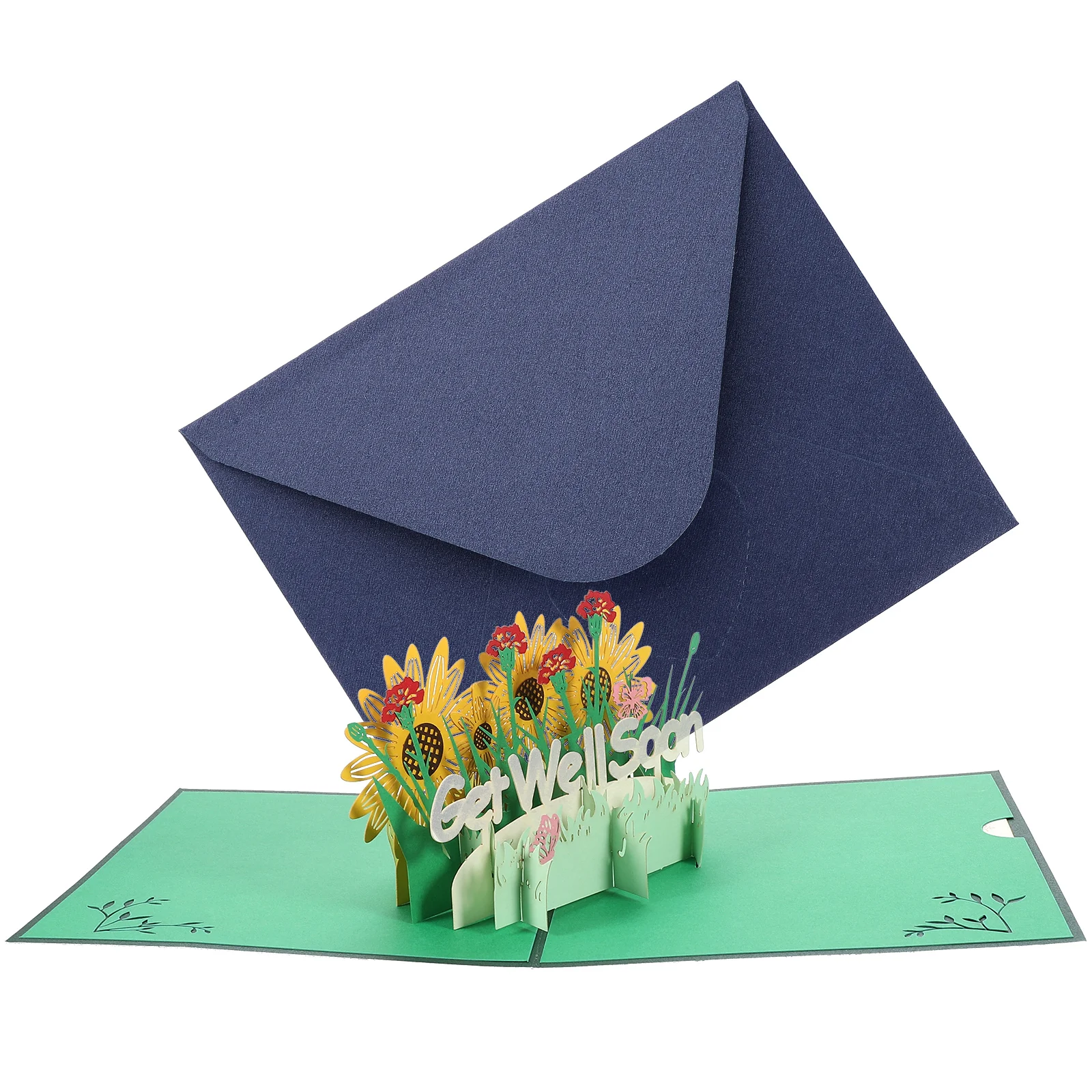 

3d Greeting Card Invitation Envelope Get Well Soon Kid Cards Decorative Three-dimensional