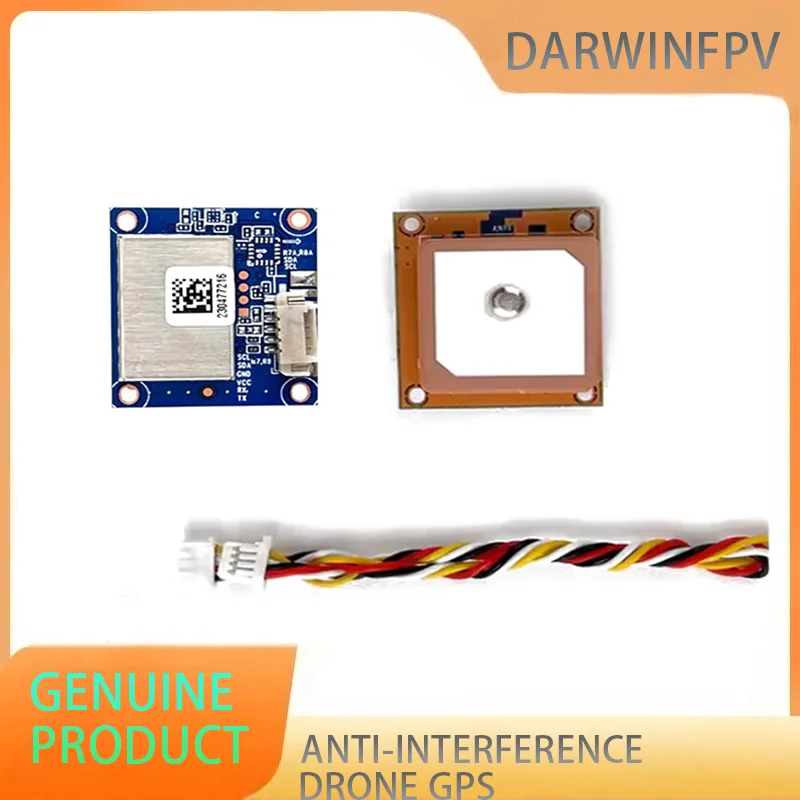 وحدة DarwinFPV المضادة للتدخل بدون طيار GPS مع فلاش لطائرة FPV RC بدون طيار