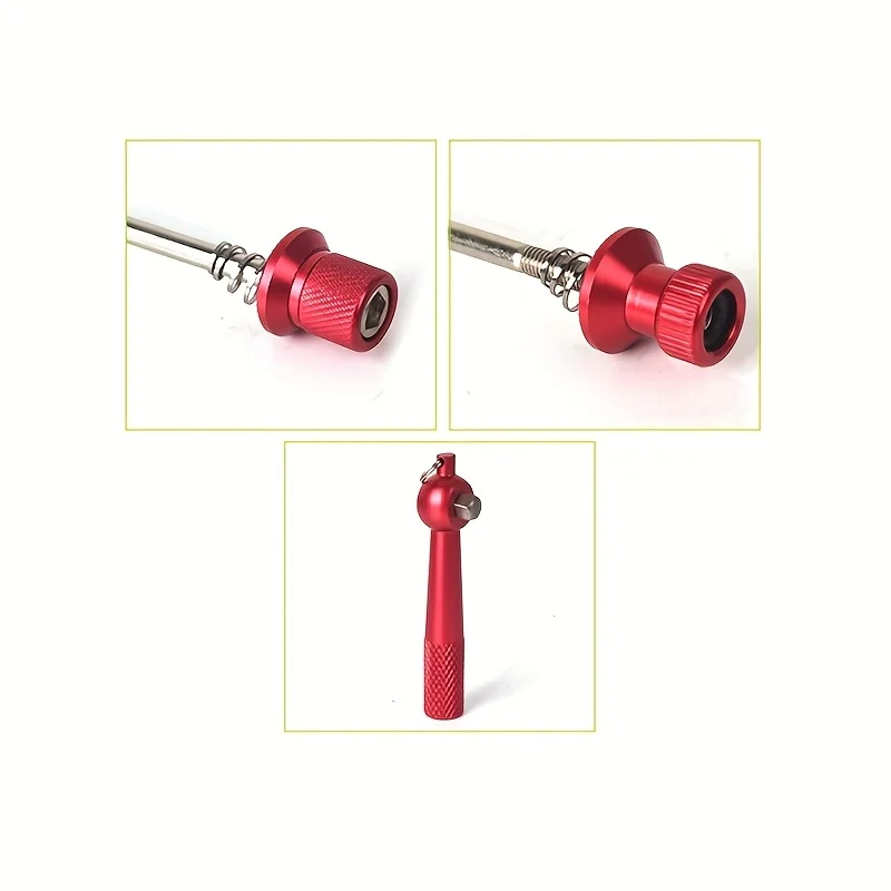 Nova alavanca de espeto de bicicleta liberação rápida qr roda bloqueio segurança anti roubo espetos para mtb mountain road ciclismo hub peças