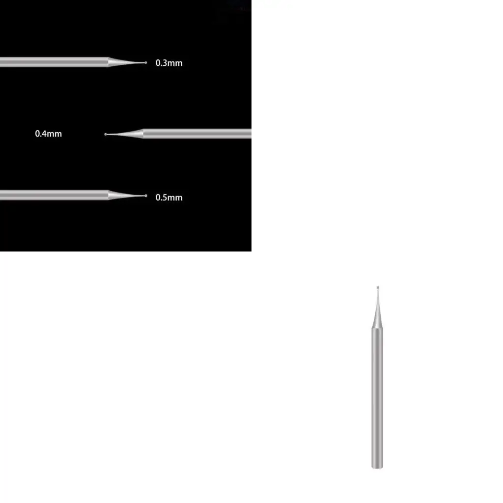

652F Professional 0.3/0.4/0.5mm Grinding Head Hard Wearing High Hardness for Mobile