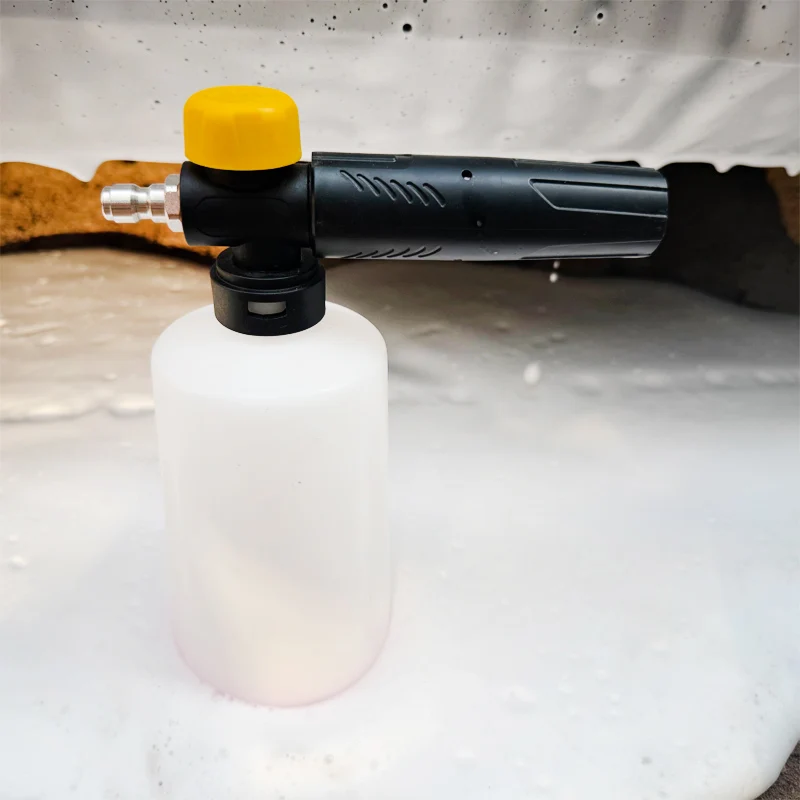 700 مللي أنبوية رغوة الثلج مع 1/4 موصل سريع آلة غسل الضغط في السيارة مولد رغوة الصابون غسالة الضغط فوهة بندقية غسيل السيارات