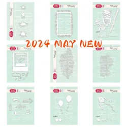 2024 nowe szablony DIY papier do scrapbookingu wykonywania cięć rękodzieła