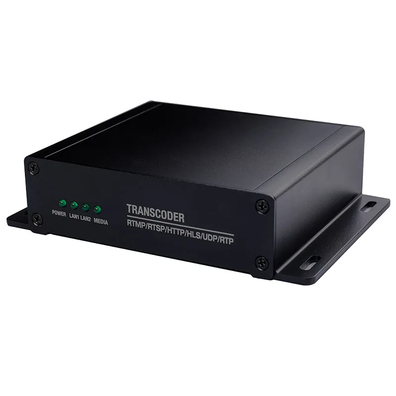 Mini Live Streaming Video H264 H265 RTSP RTMP UDP SRT  4K Transcoder