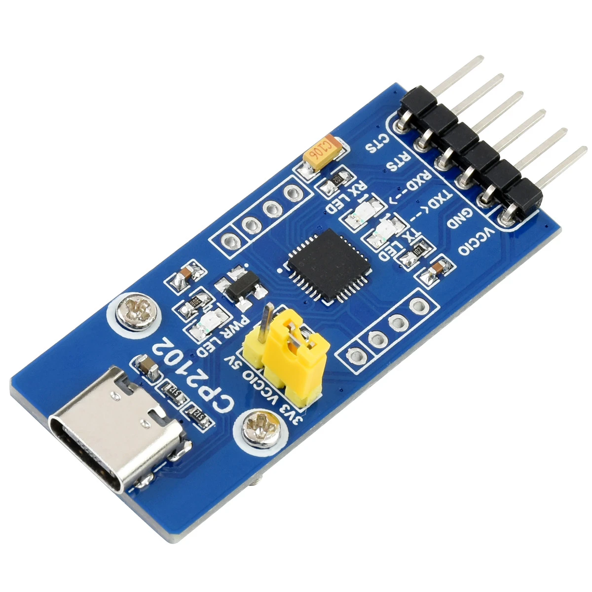 Waveshare  CP2102 USB UART Board (Type C) USB To UART (TTL) Communication Module USB-C Connector