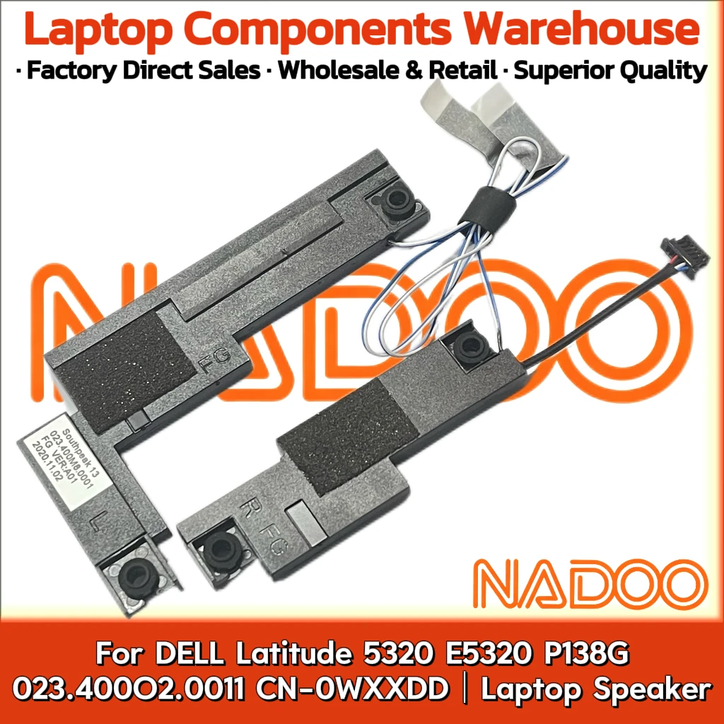 

New Original Laptop Notebook Audio For DELL Latitude 5320 E5320 P138G 023.400O2.0011 CN-0WXXDD built-in speaker horn audio