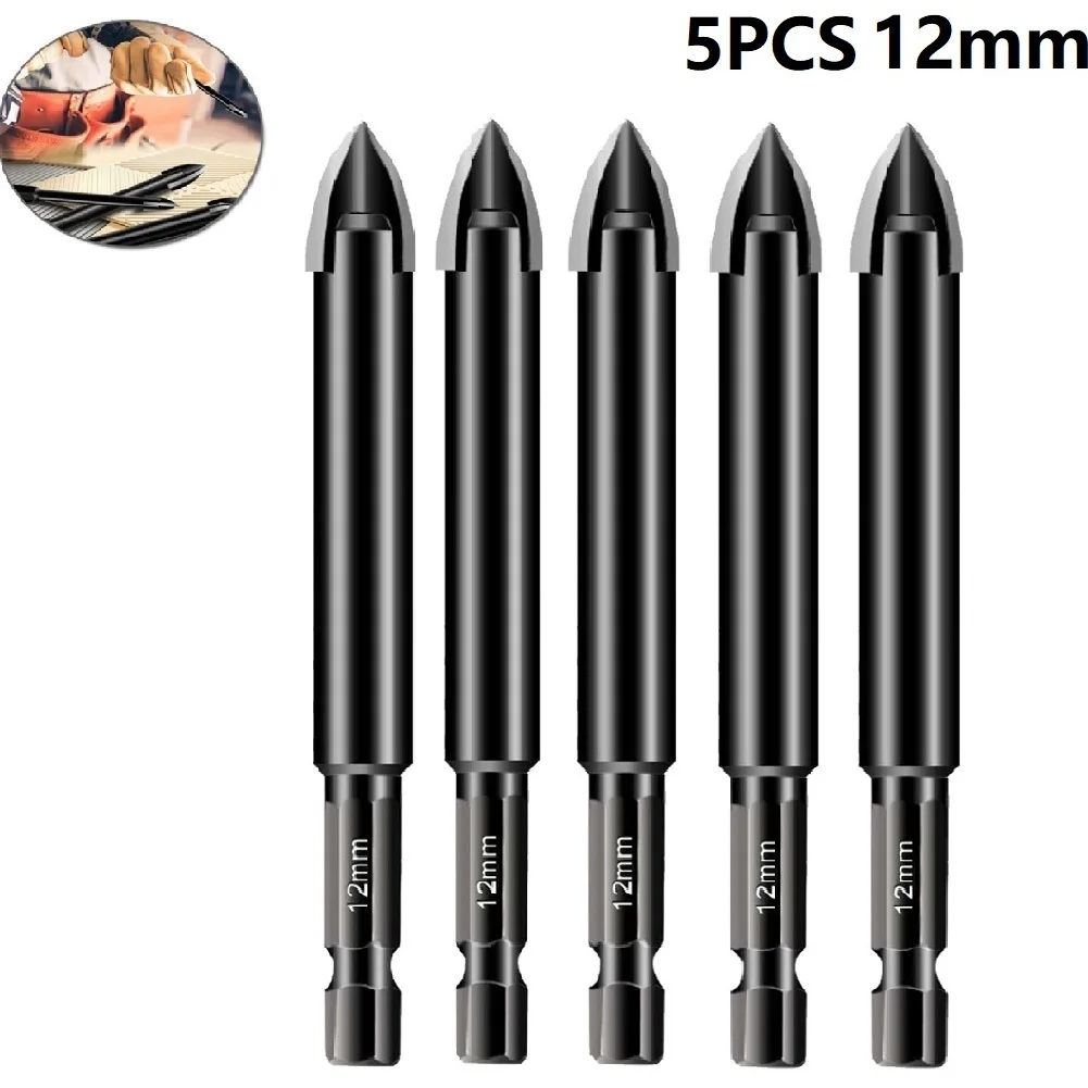 Triangle Drills Bit High Quality and Versatile Carbide Steel Triangle Drill Bit Set for Glass Ceramic and More