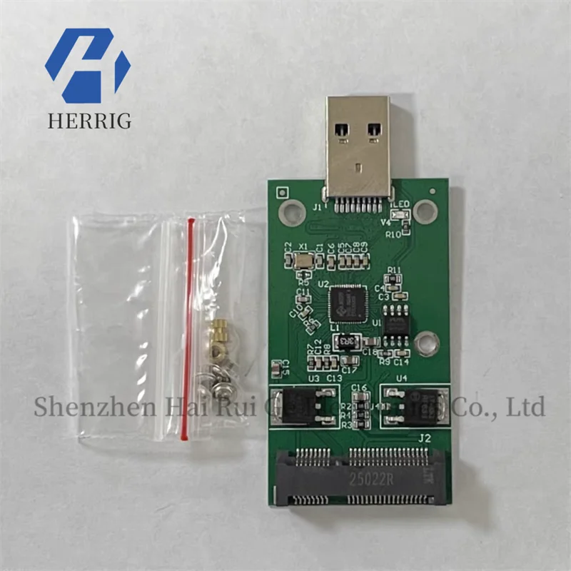 بطاقة محول mSATA إلى USB 3.0 بطاقة توصيل صلبة USB 3.0 محول محرك الحالة الصلبة mSATA SSD