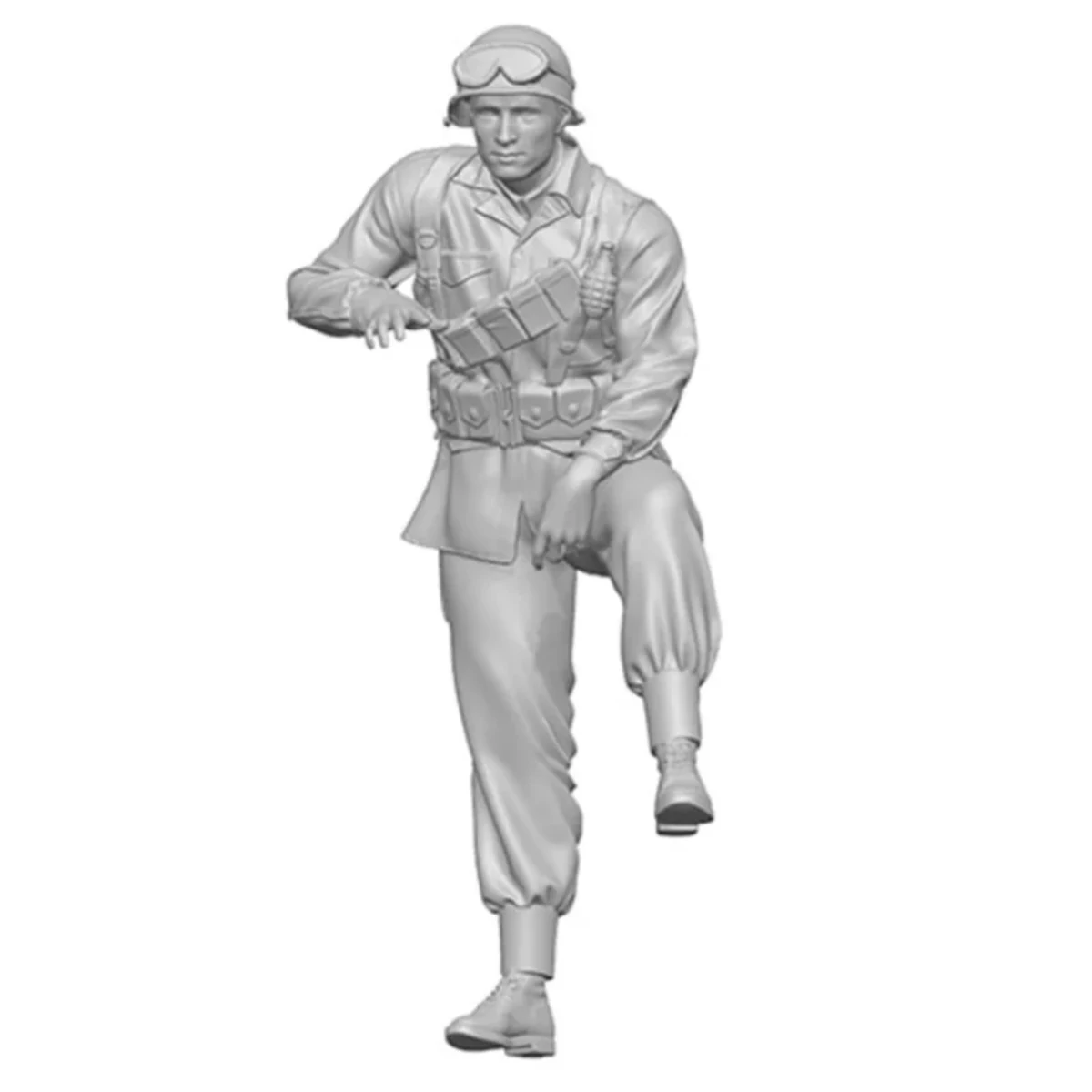 Kit de figurine en résine non peinte, thème militaire, soldat de l'armée américaine, GK non assemblé et non peint, 1/35