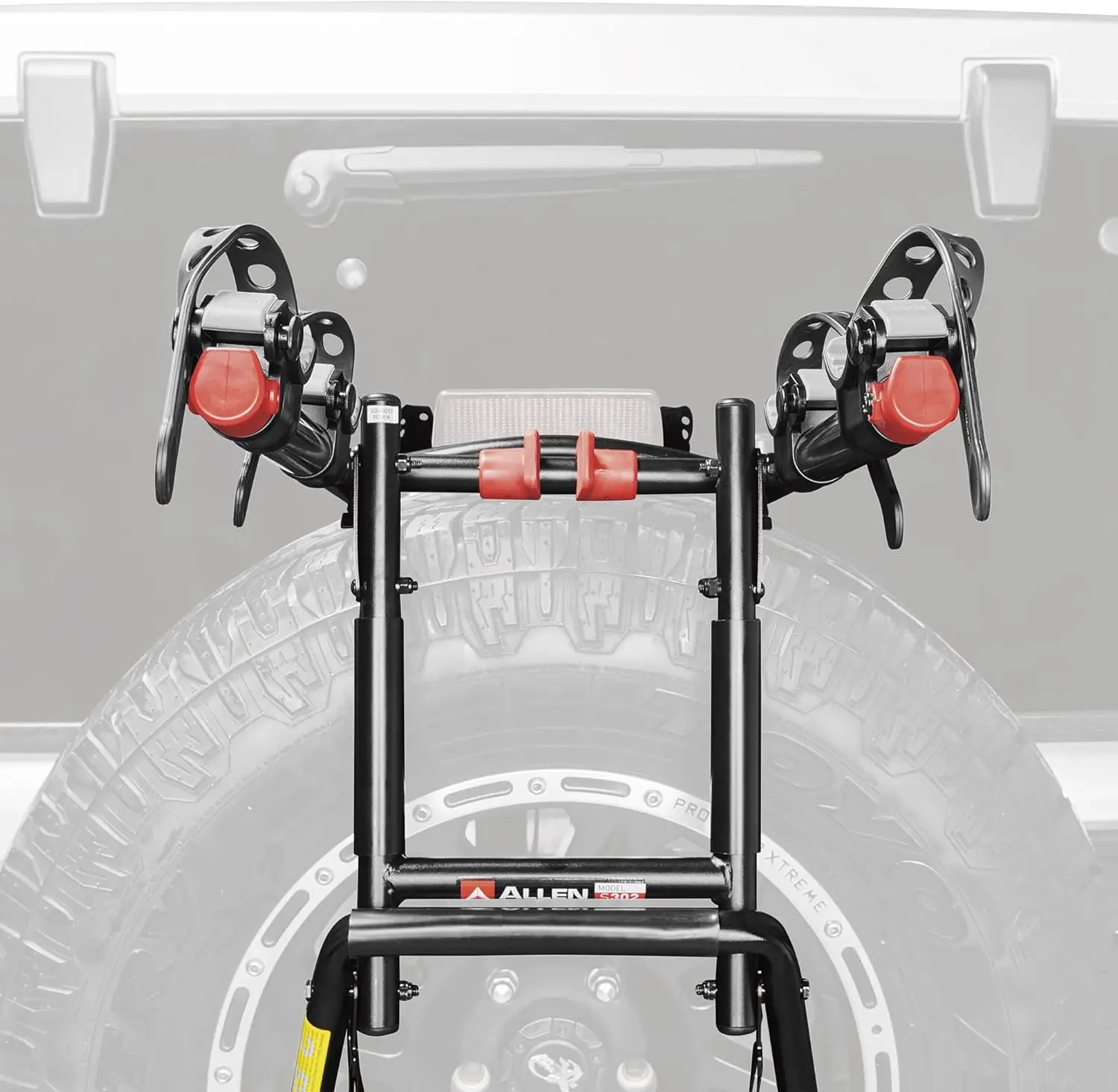 Universal 2-Bike Spare Tire Rack, Heavy-Duty Carrier for Easy Transport and Secure Storage
