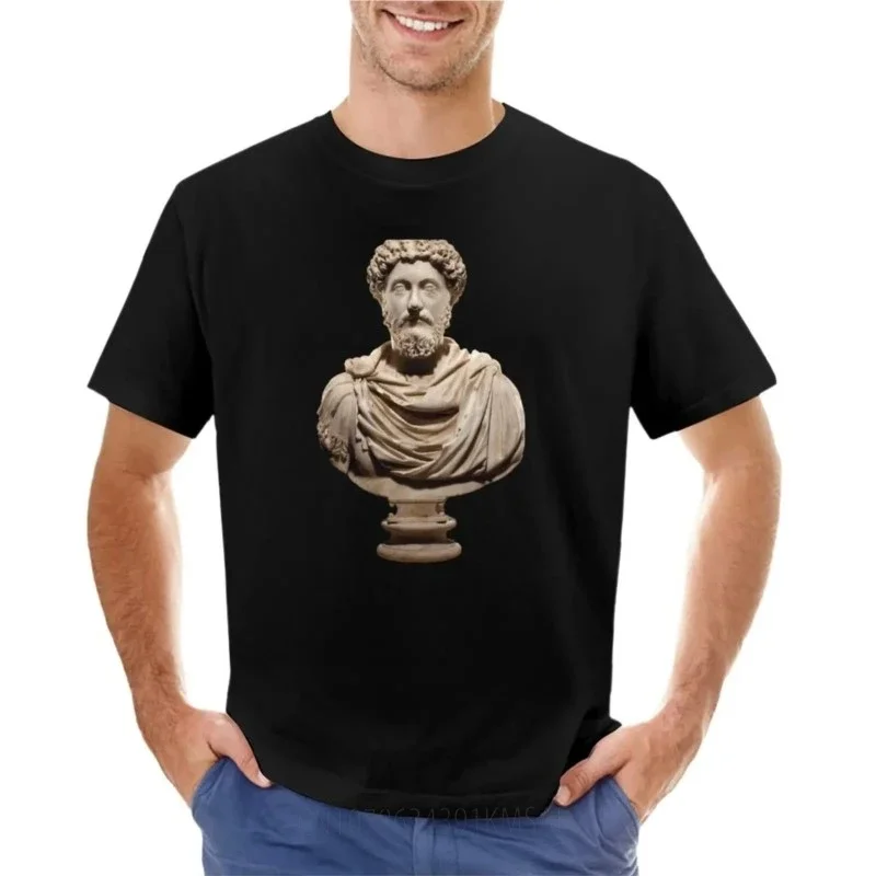 Marcus Aurelius | stoicism T-Shirt sports fans oversizeds Short sleeve tee plus sizes mens t shirts pack