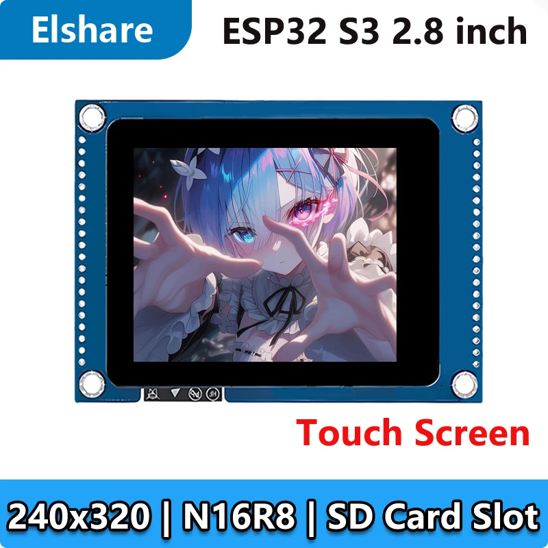 ESP32 S3 Development Board 2.8 inch LCD Capacitive Touch Screen 2.8inch Display  N16R8  240×320