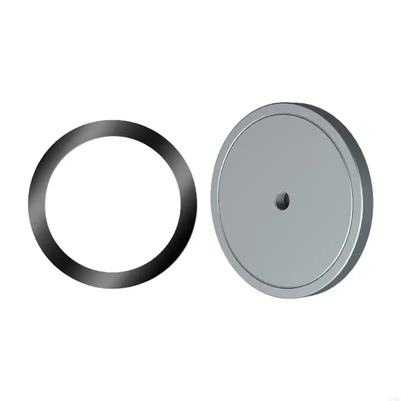 삼각대 카메라 용 1/4 나사 어댑터가있는 범용 자기 전화 마운트베이스 스마트 폰 삼각대 마운트 홀더 어댑터 K1KF