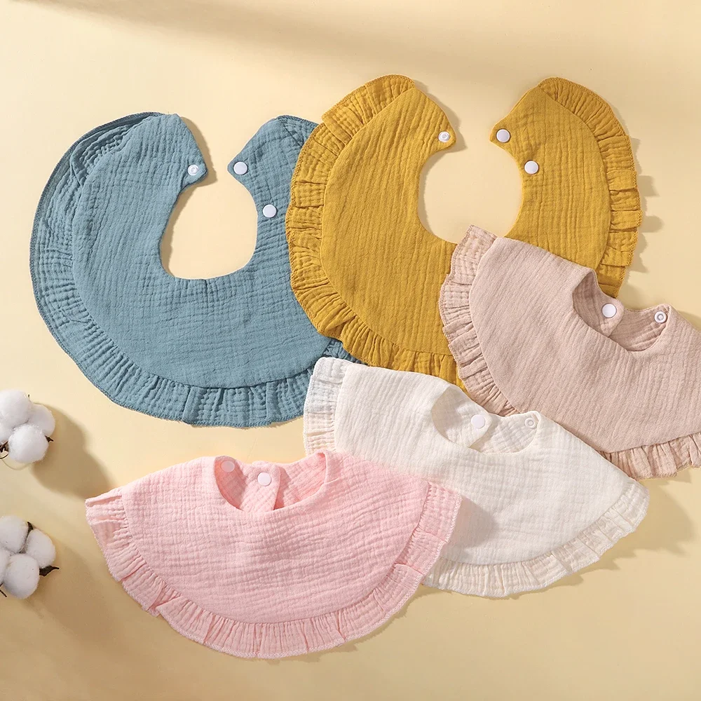 3 stili simpatici bavaglini appena nati panni per Burp infantili roba per bambini alimentazione bavaglino Bandana asciugamano per Saliva bambino volant bavaglino floreale regalo