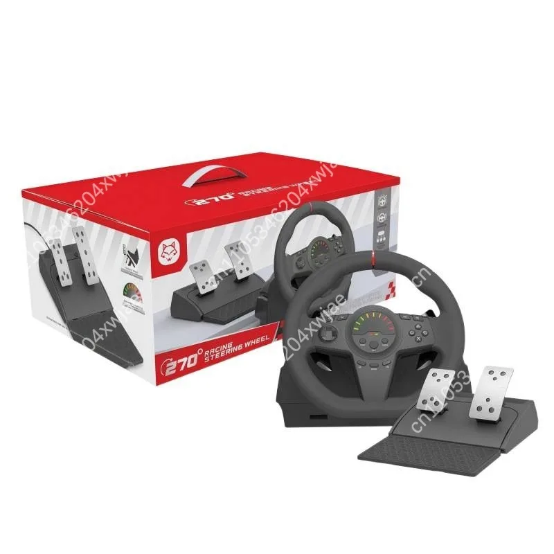 Racing Simulator Steering Wheel For PC PS4 Xbox Series X 3 Pedals Gear Shifter Driving Game Controller