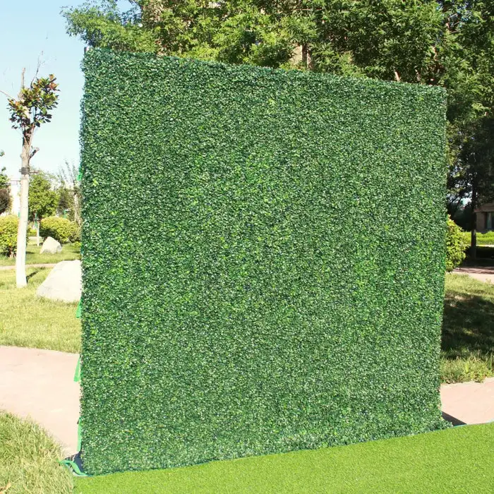 Outdoor Wedding Backdrop Decor Green Milan Turf Cloth Plant Wall Roll Up Fabric Flower Wall Arrangement Banquet Event Party Prop