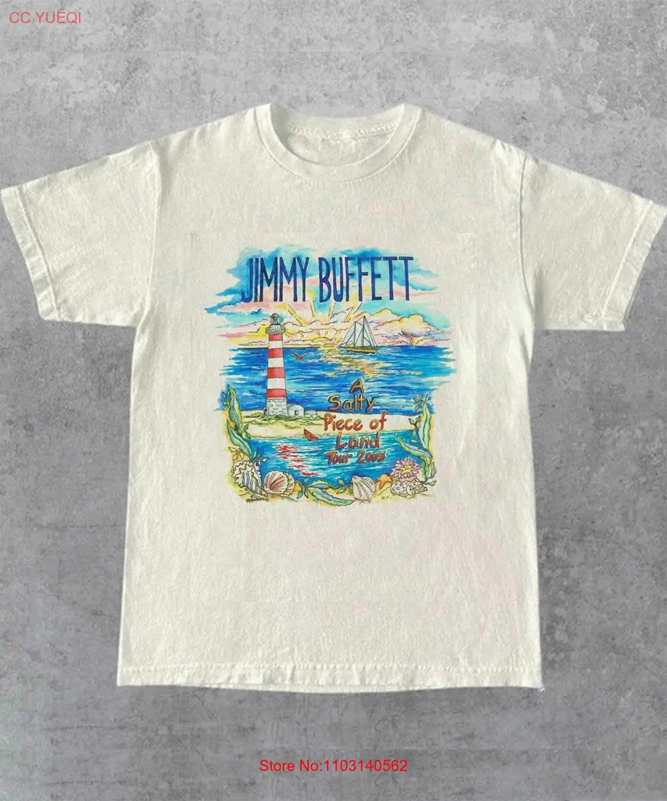 New Jimmy Buffett T Shirt Size White Gifl Music Cotton S-3XL Fastship