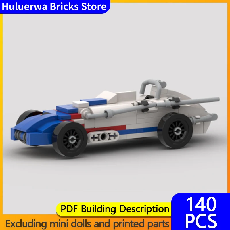 

Speed Hypercar Model MOC Building Bricks Roadster 500 Classic Retro Hypercar Modular Technology Gifts Assemble Children Toy Suit