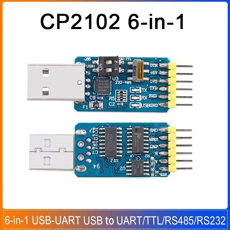 modulo-serial-usb-uart-cp2102-6-em-1-adaptador-usb-para-serial-multifuncional-cp2102-usb-para-ttl485-rs232-para-arduino