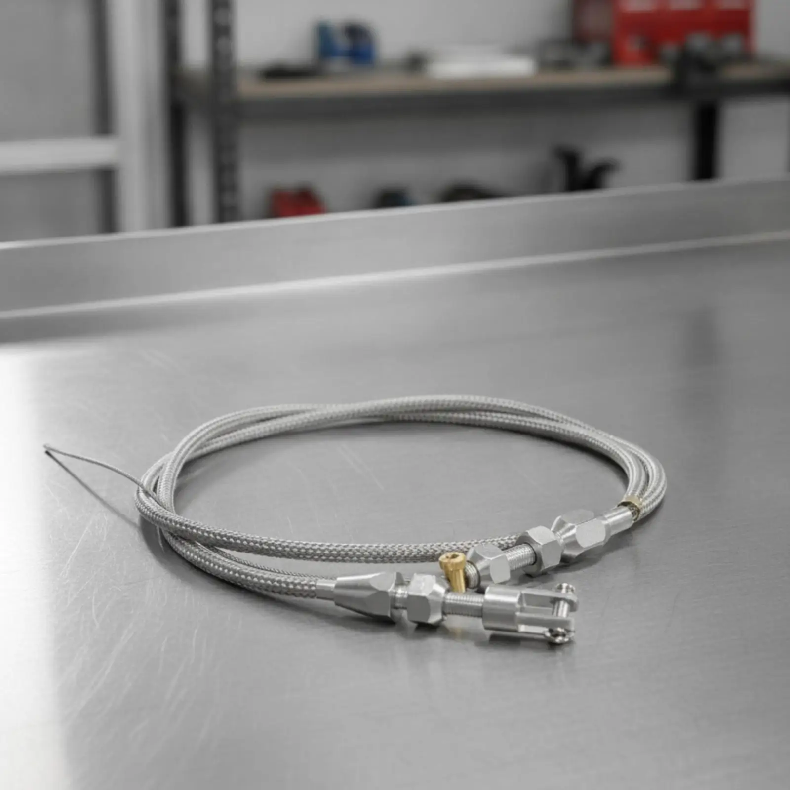 Stainless Steel Automobile Throttle Cable Adjustable Braided Replacement Drive Cable for Smooth Control