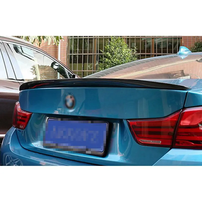 FOR BMW 4 Series F36 4Door Cran P Style Carbon fiber Rear Spoiler Trunk wing 2014-2019 FRP Forged carbon