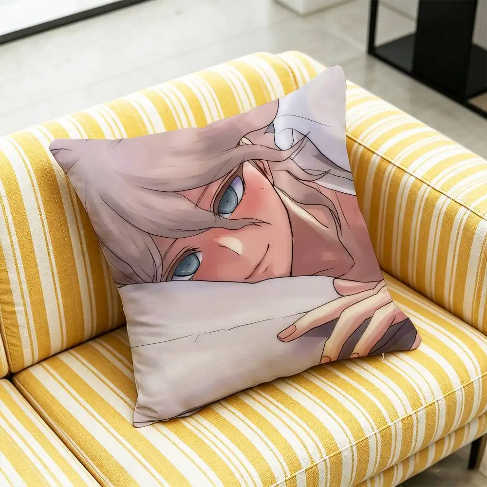 45cm 50cm 30cm 40cm Car Custom Square Pillowcase Pad Cushion Cover For Danganronpa Nagito Komaeda Throw Pillow Case