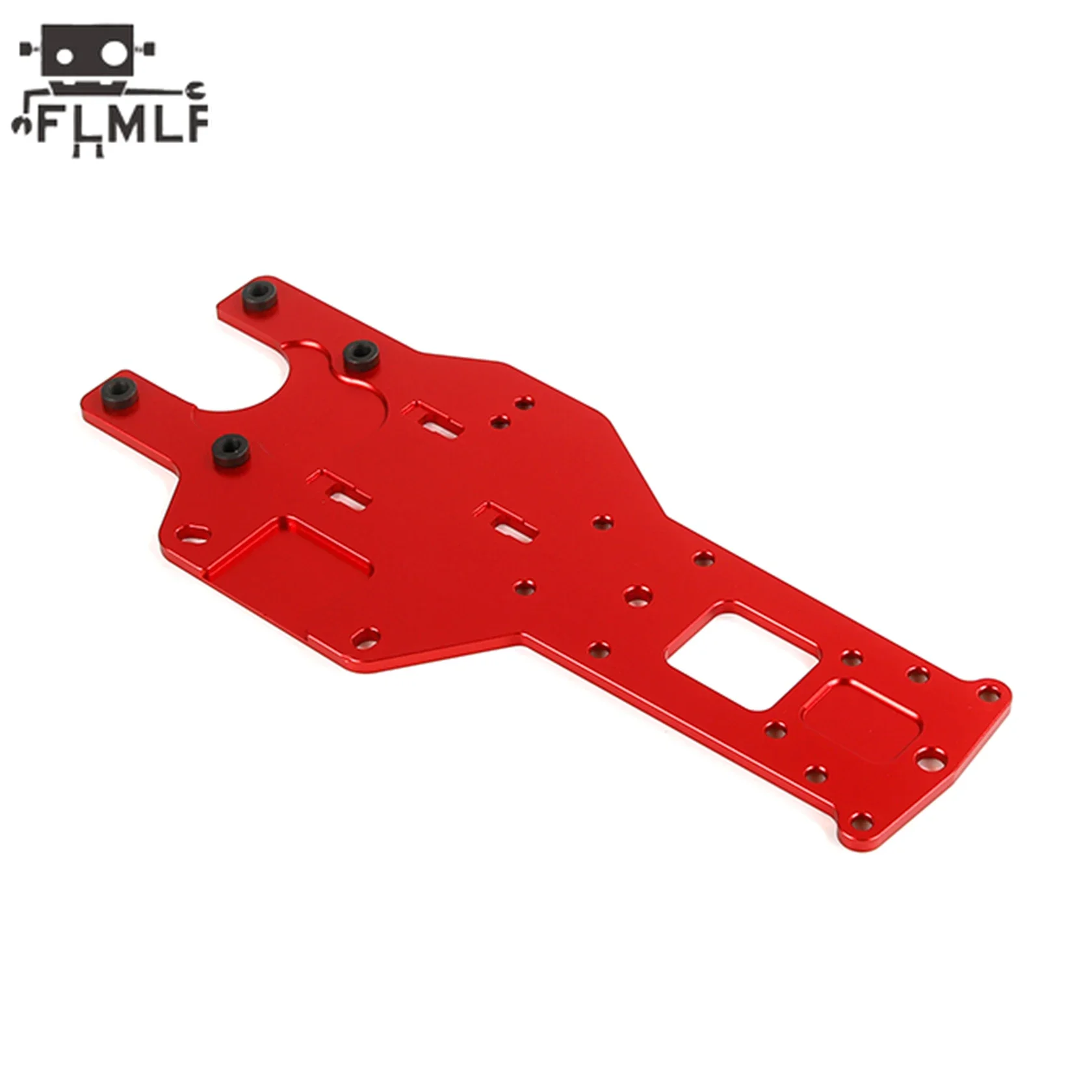 Rc Car CNC Metal Thickened Rear Chassis Bottom Plate dla 1/5 HPI ROFUN BAHA ROVAN King Motor BAJA 5B 5T 5SC Truck Parts