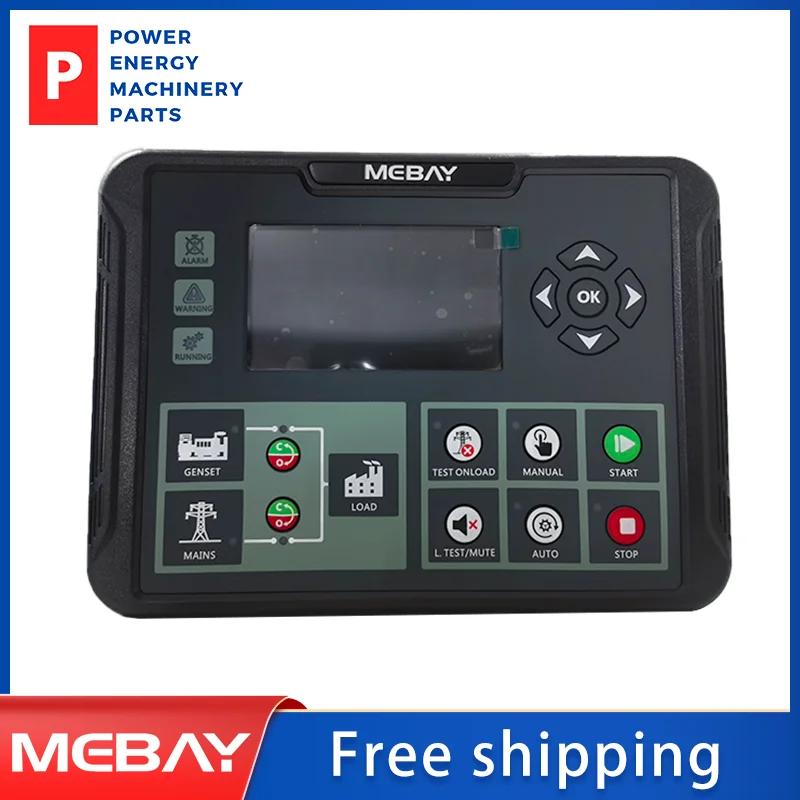 

Original DC92DR Generator Controller LCD Display Self-starting Control Board Diesel Genset Spare Parts