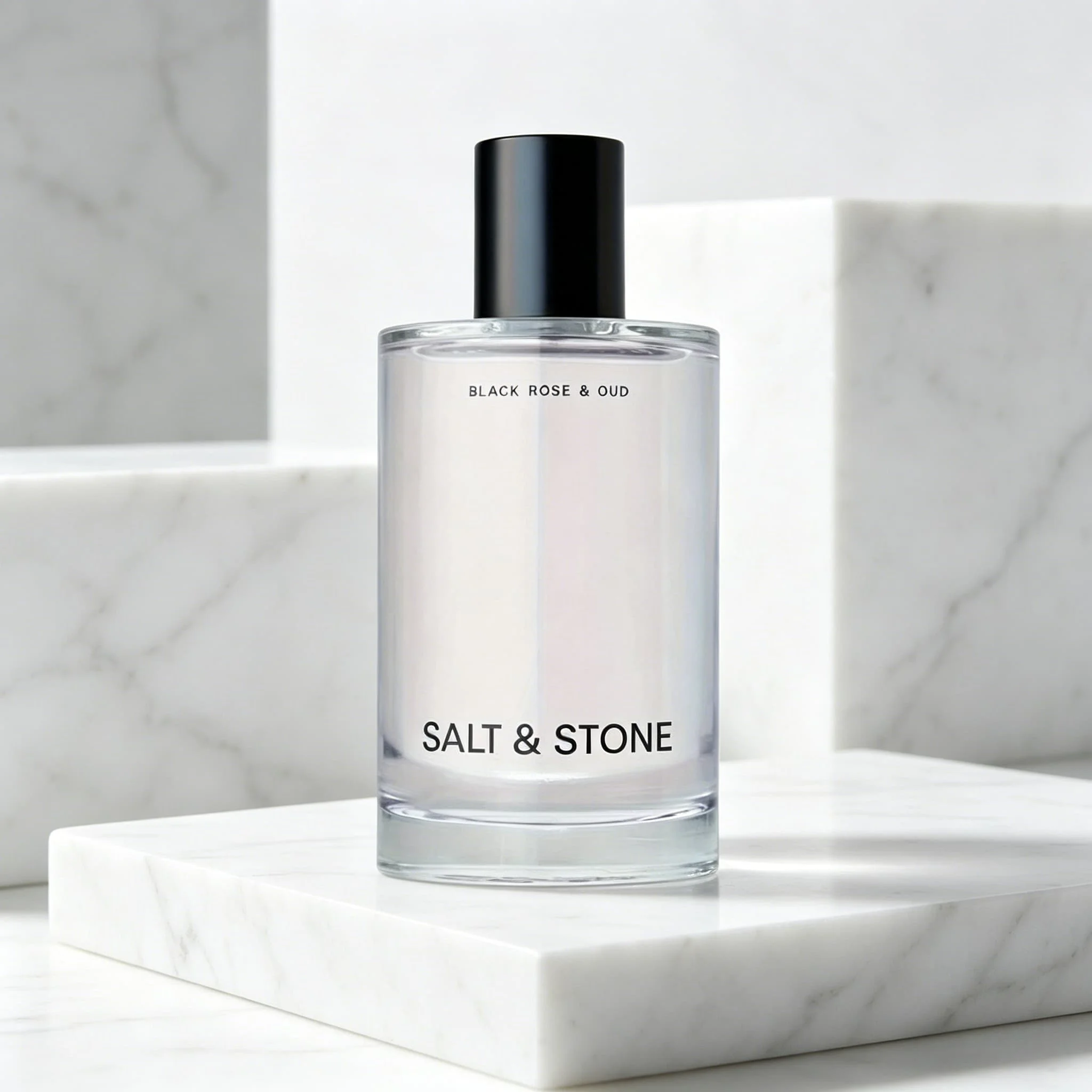 Salt & Stone Black Rose & Oud Duft | Schwarze Rosen-, Oud- und Ambernoten, langanhaltender, beruhigender Komfort