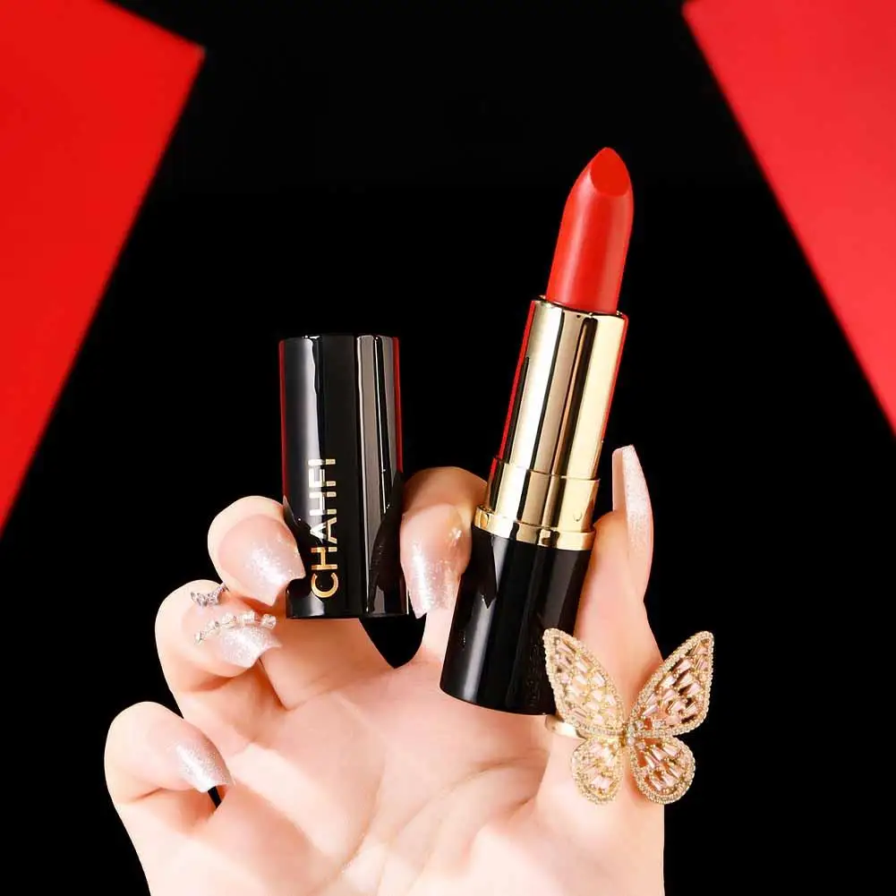 Waterproof Lip Lipstick Original Tube Lipstick Smooth Texture Lasting Effect Long-lasting Matte Up Moisturizing Make Gloss