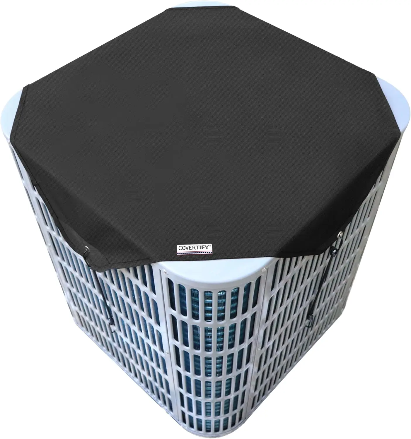

36x36in Outdoor AC Unit Cover, Waterproof Snowproof 600D Oxford Fabric for Winter Protection