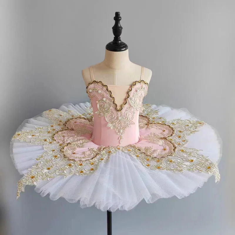 

Girls Elegant Tutu, Skirt Ballet Dance Wear Kids Soft Tutu Balliet Practice Training Stage Performance,Kids Dance Wear,Costume
