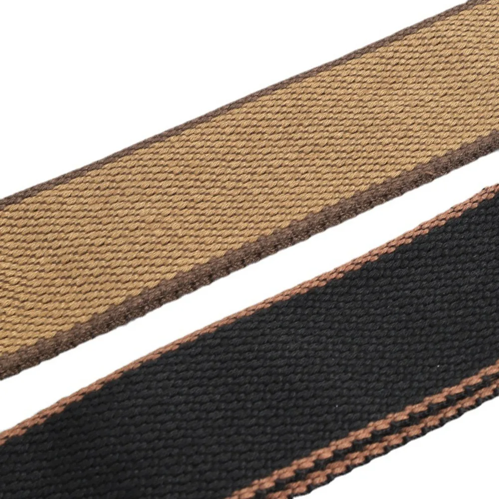 with Guitar Pick Bag Folk Electric Guitar Strap Adjustable Brown/black Bass Ukulele Belt Pure Cotton Universal