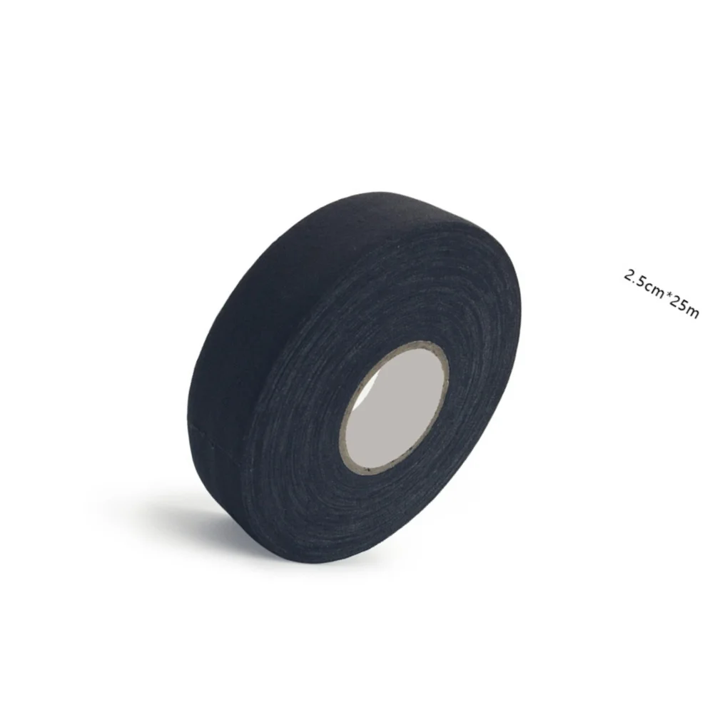 2 قطعة 25 متر شريط هوكي الجليد القطن شريط لاصق مقاوم للماء المضادة للانزلاق ارتداء مقاومة لفريق ممارسة الهوكي الرياضية #6