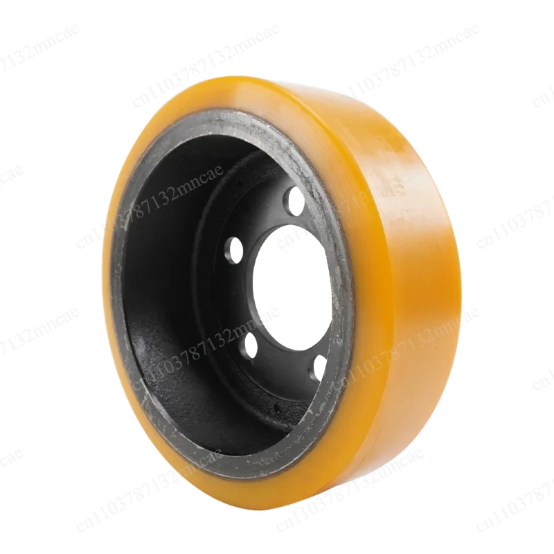 Forklift pallet stacker with 248 * 75/80mm PU drive wheels