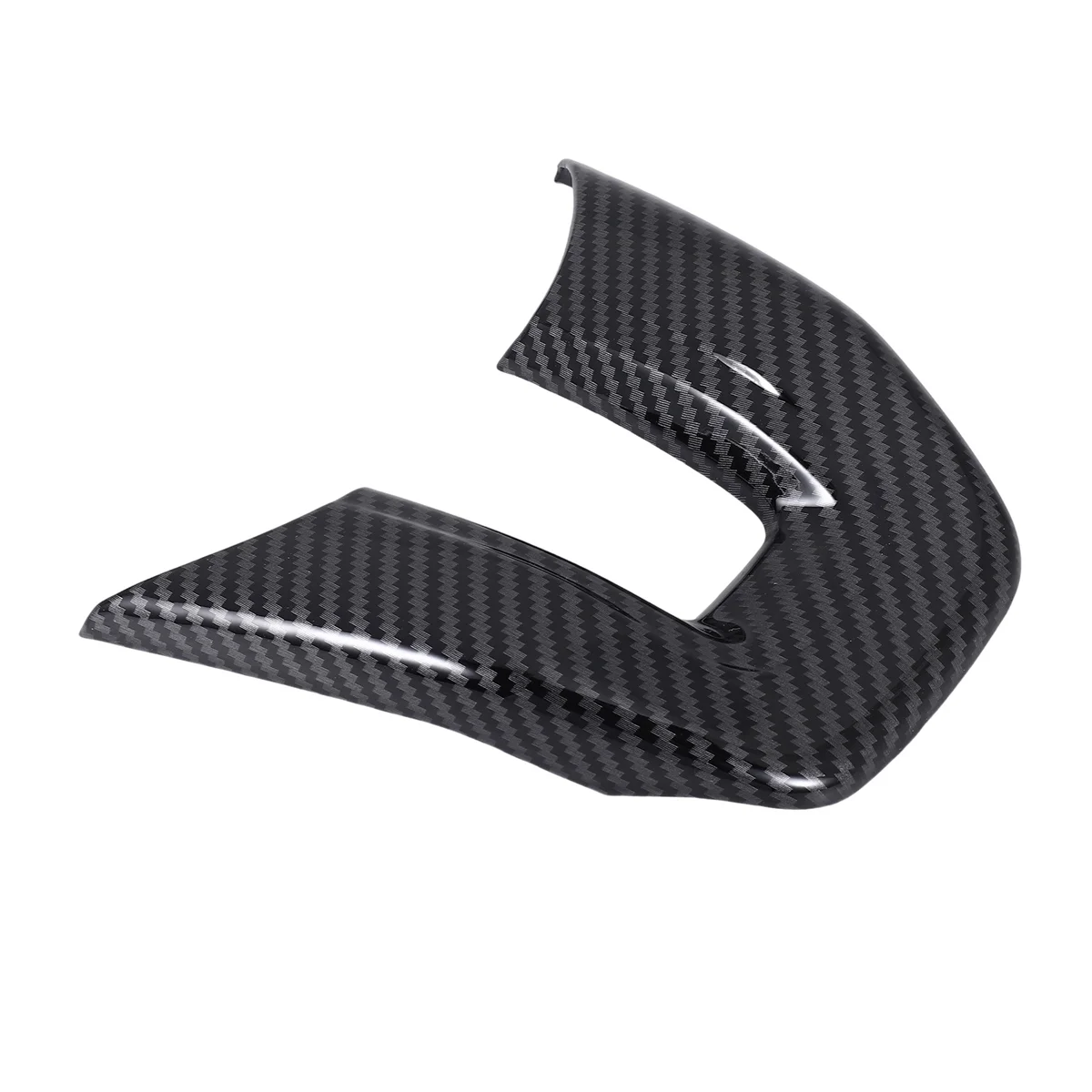 Car Carbon Fiber V Style Steering Wheel Panel Cover Trim Decoration Frame Sticker for Honda Vezel HR-V HRV 2021 2022