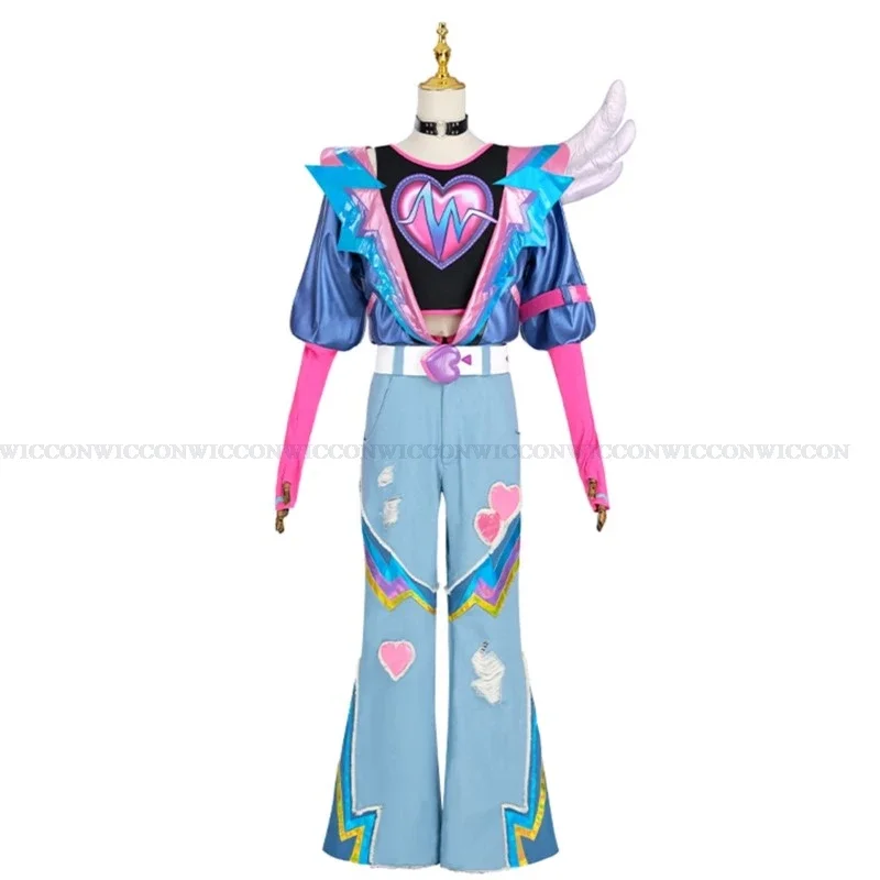 ชุดสูทแฟชั่นสีชมพูสำหรับชุดคอสเพลย์ผู้หญิงโลฮ่าฮ่าๆชุดงานปาร์ตี้ฮาโลวีนชุดเสื้อผ้าสำหรับผู้ชายยูนิฟอร์ม