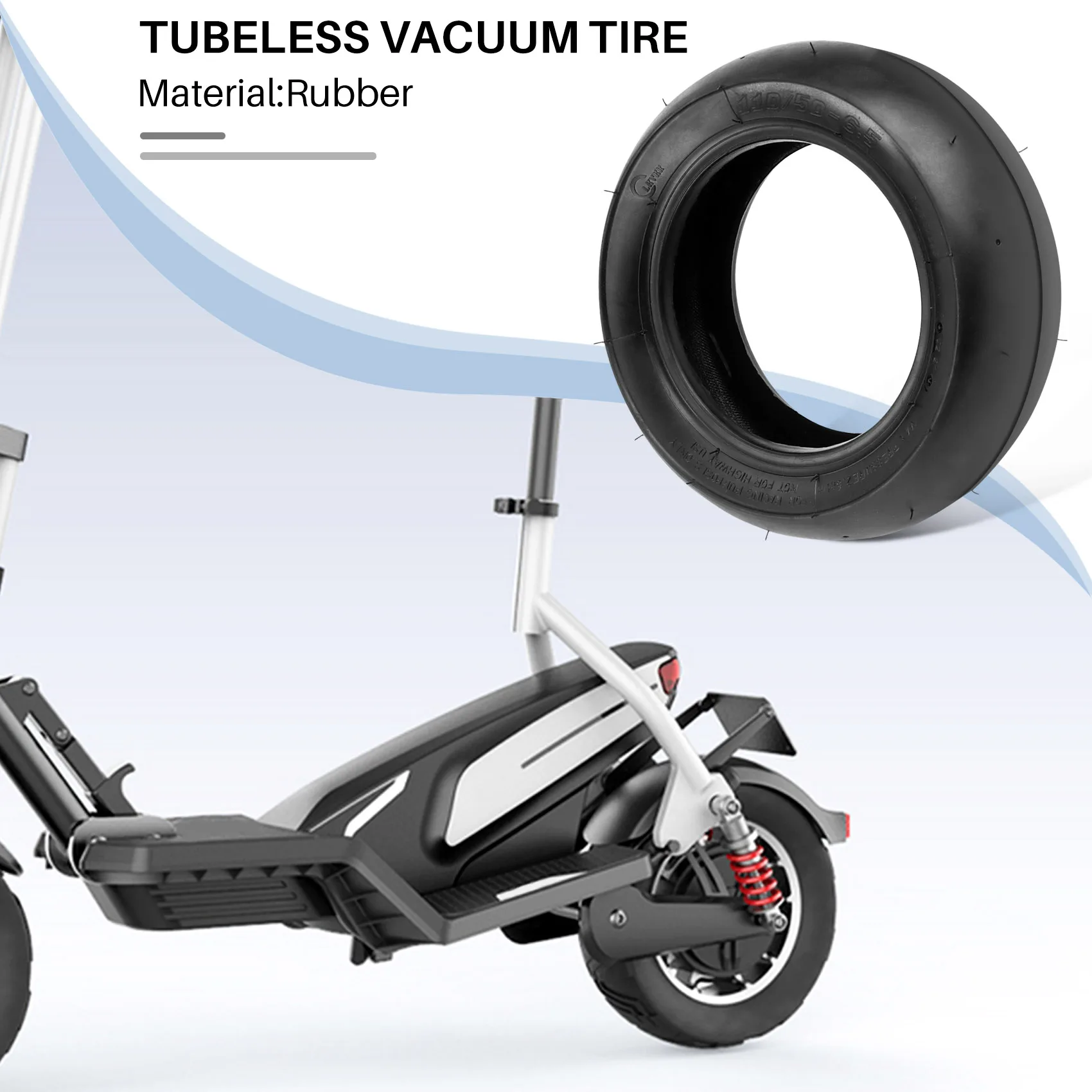 

Гладкая передняя бескамерная вакуумная шина для 47CC 49CC мини-карманного велосипеда, аксессуары для мотоциклов