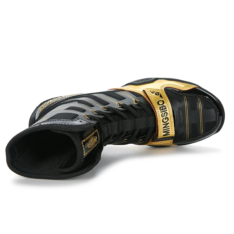 Big Size 36-47 Wrestling Sneakers Breathable Boxing Training Boot non Slip Professional Boxing Shoes Comfortable Combat Sneakers