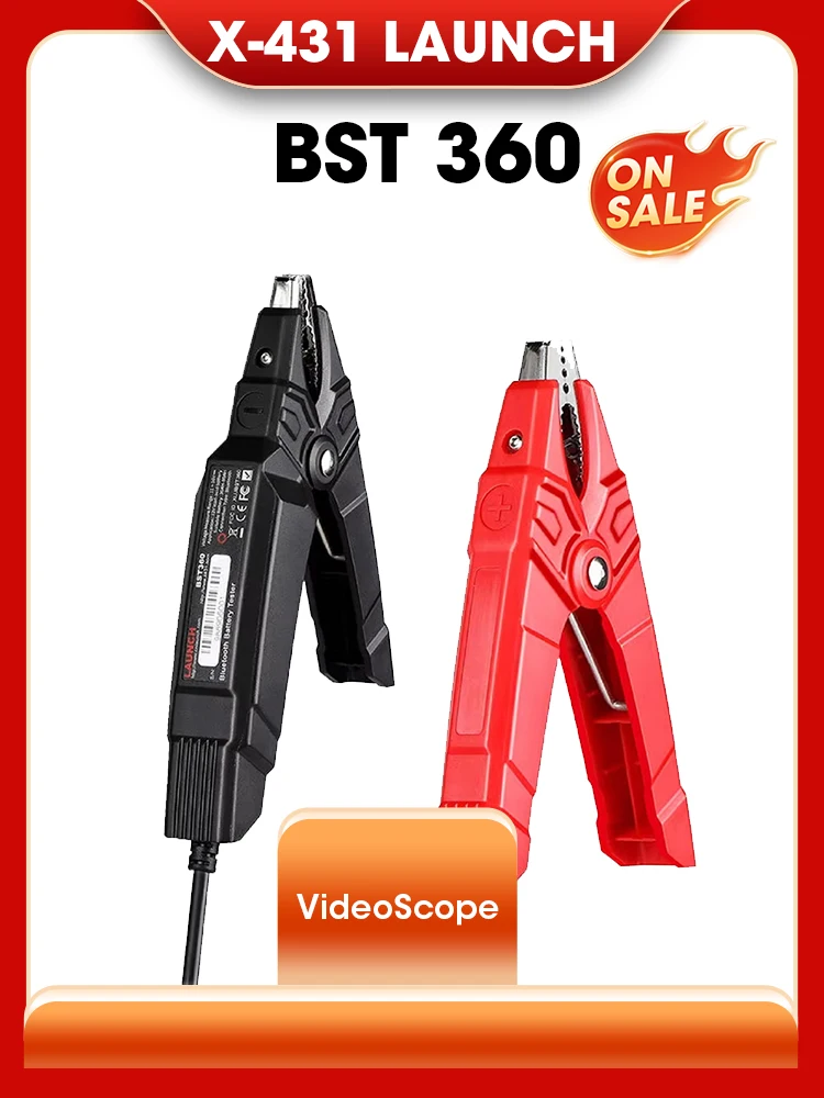 LAUNCH X431 BST360 Autobatterie-Tester Clip-Analysator 12V Spannungsbatterie-Ladegerät Kfz-Scanner für CRP919X BT X431 PROS V