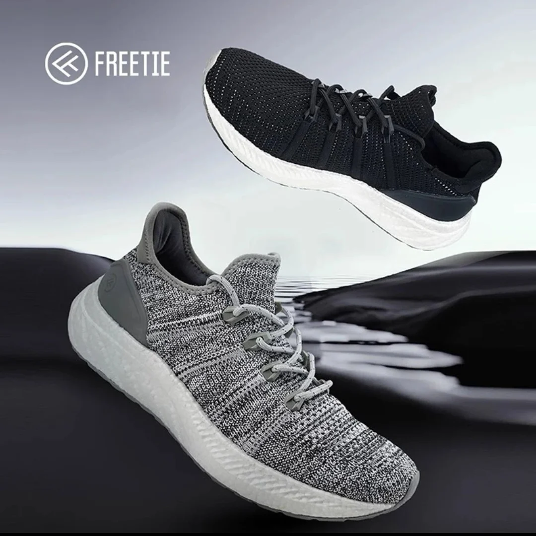 Youpin FreeTie Cloud Sports Shoes Bounce Ultra Light Breathable High Elastic Shock Absorber Fishbone Locking Running