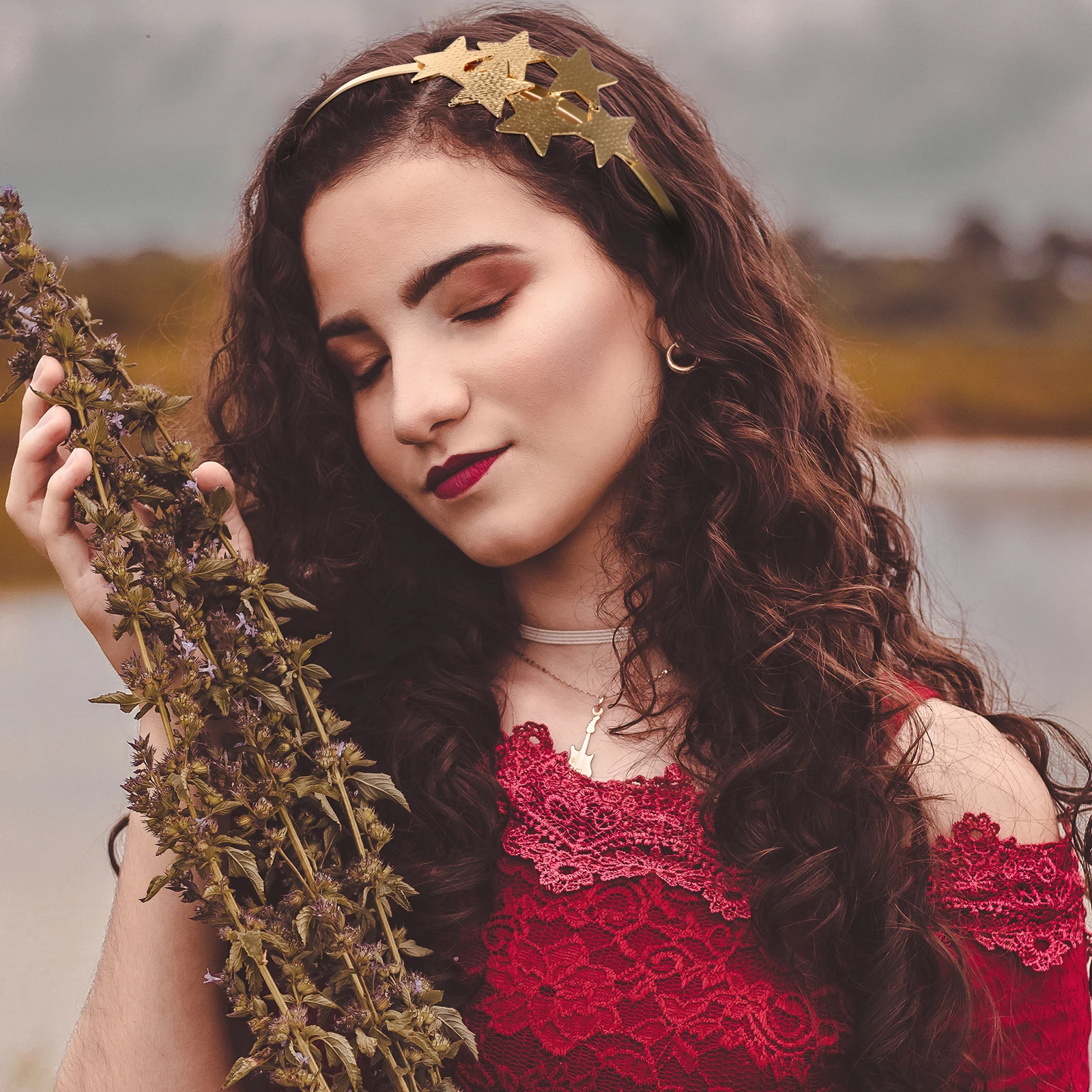 

4pcs Headb Rhinestone Hairb Wedding Bridal Accessories Elegant Headdress Women Women Headdress Hoop Fashion Leaves