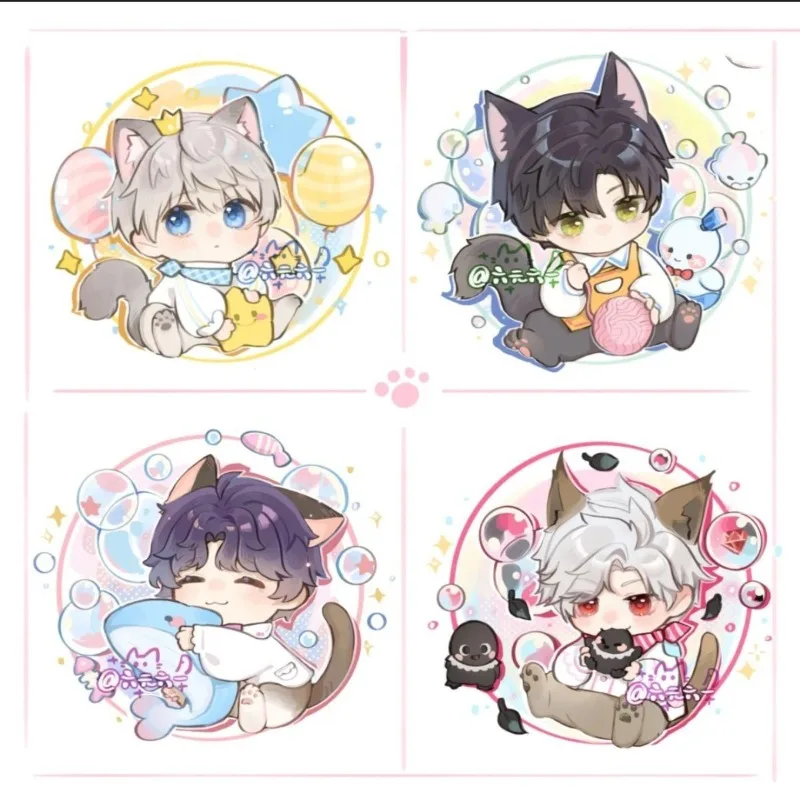 

Love and Deepspace Game Peripherals Q Ver. Rafayel Figure Badge Xavier Figurine Pin Zayne Decoration Collection Toys Gifts