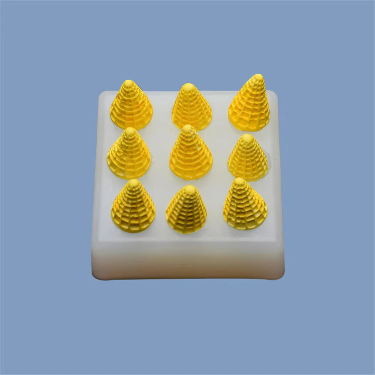 초콜릿 실리콘 몰드 아이스크림 원추형 다이 베이킹기구 케이크 몰드 간편한 탈형 테이퍼 몰드